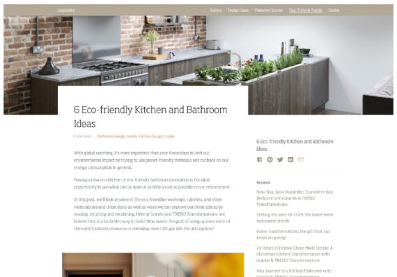 Granite & TREND Transformations: Home & Lifestyle Editorial Guide