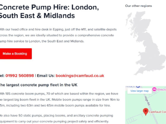 Camfaud: Construction Website Copy