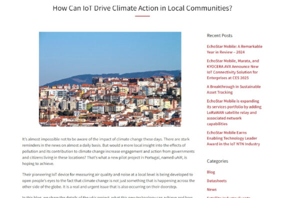 EchoStar Mobile: Environmental IoT Article