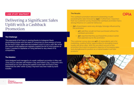 Opia: Sales Promotions Case Study