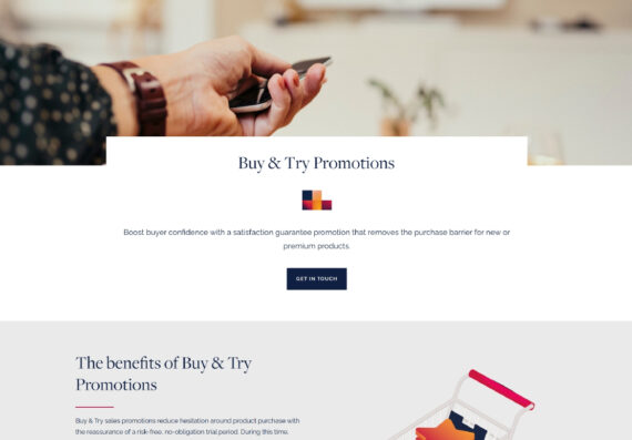 Opia: Sales Promotions Webpage