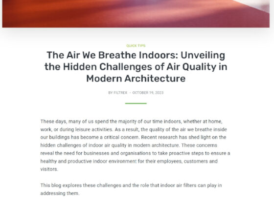 Filtrex: Environmental Insight Article